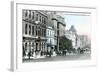 Looking West Along Collins Street, Melbourne, Australia, 1912-null-Framed Giclee Print