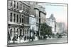 Looking West Along Collins Street, Melbourne, Australia, 1912-null-Mounted Giclee Print