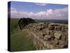 Looking West Along Hadrian's Wall, Unesco World Heritage Site, Near Greenhead, Cumbria, England-Richard Ashworth-Stretched Canvas