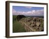 Looking West Along Hadrian's Wall, Unesco World Heritage Site, Near Greenhead, Cumbria, England-Richard Ashworth-Framed Photographic Print