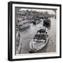 Looking West from Nihon Bashi (Bridg), Towards the Centre of Tokyo, Japan, 1904-Underwood & Underwood-Framed Photographic Print