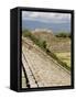 Looking West in the Ancient Zapotec City of Monte Alban, Near Oaxaca City, Oaxaca, Mexico-Robert Harding-Framed Stretched Canvas