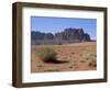 Looking West to Jebel Qattar, Southern Wadi Rum, Jordan-Richard Ashworth-Framed Photographic Print