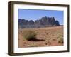 Looking West to Jebel Qattar, Southern Wadi Rum, Jordan-Richard Ashworth-Framed Photographic Print