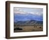 Looking West Towards the Rocky Mountains from Big Timber, Sweet Grass County, Montana, USA-Robert Francis-Framed Photographic Print
