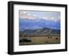 Looking West Towards the Rocky Mountains from Big Timber, Sweet Grass County, Montana, USA-Robert Francis-Framed Photographic Print