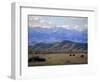 Looking West Towards the Rocky Mountains from Big Timber, Sweet Grass County, Montana, USA-Robert Francis-Framed Photographic Print