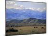 Looking West Towards the Rocky Mountains from Big Timber, Sweet Grass County, Montana, USA-Robert Francis-Mounted Photographic Print