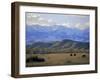 Looking West Towards the Rocky Mountains from Big Timber, Sweet Grass County, Montana, USA-Robert Francis-Framed Photographic Print