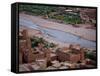 Lookink Down on the Kasbah, Ait-Benhaddou, UNESCO World Heritage Site, Morocco, North Africa, Afric-Simon Montgomery-Framed Stretched Canvas