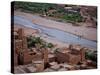 Lookink Down on the Kasbah, Ait-Benhaddou, UNESCO World Heritage Site, Morocco, North Africa, Afric-Simon Montgomery-Stretched Canvas