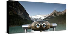 Lookout at Lake Louise, Canada-Lindsay Daniels-Stretched Canvas