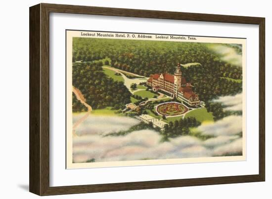 Lookout Mountain Hotel, Tennessee-null-Framed Art Print