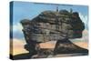 Lookout Mountain, ID - Balanced Rock in Rock City Gardens-Lantern Press-Stretched Canvas