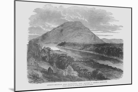 Lookout Mountain Occupied by General Rosecrans-Frank Leslie-Mounted Art Print