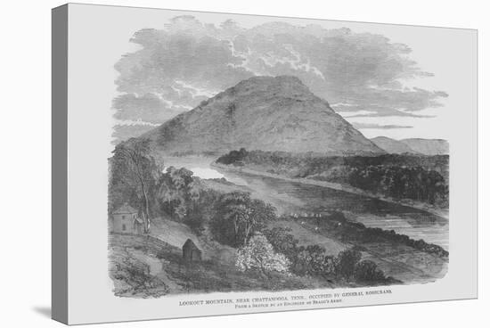 Lookout Mountain Occupied by General Rosecrans-Frank Leslie-Stretched Canvas