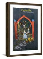 Lookout Mountain, Tennessee - Fairyland Caverns, Interior View of Cinderella Running from Prince-Lantern Press-Framed Art Print
