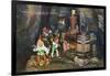 Lookout Mountain, Tennessee - Fairyland Caverns, Interior View of Gnomes at a Moonshine Still-Lantern Press-Framed Art Print