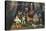 Lookout Mountain, Tennessee - Fairyland Caverns, Interior View of Gnomes at a Moonshine Still-Lantern Press-Stretched Canvas