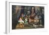 Lookout Mountain, Tennessee - Fairyland Caverns, Interior View of Gnomes at a Moonshine Still-Lantern Press-Framed Premium Giclee Print