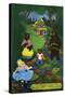 Lookout Mountain, Tennessee - Fairyland Caverns, Interior View of Goldilocks and the 3 Bears-Lantern Press-Stretched Canvas