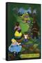 Lookout Mountain, Tennessee - Fairyland Caverns, Interior View of Goldilocks and the 3 Bears-Lantern Press-Framed Stretched Canvas