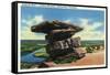 Lookout Mountain, Tennessee - View of Umbrella Rock-Lantern Press-Framed Stretched Canvas
