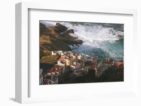 Lookout over Garachico Coastline, Tenerife, Canary Islands, Spain-Guido Cozzi-Framed Photographic Print