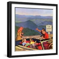 "Lookout Point", July 18, 1953-Richard Sargent-Framed Giclee Print