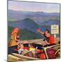 "Lookout Point", July 18, 1953-Richard Sargent-Mounted Giclee Print