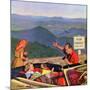 "Lookout Point", July 18, 1953-Richard Sargent-Mounted Giclee Print