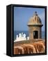 Lookout Tower at Fort San Cristobal, Old San Juan, Puerto Rico, Caribbean-Dennis Flaherty-Framed Stretched Canvas