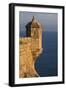Lookout Tower of Santa Barbara Castel Overlooking the Bay of Alicante, Costa Brava, Alicante-Cahir Davitt-Framed Photographic Print
