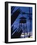 Lookout Tower Outside a Fortified Village During Vietnam War-Larry Burrows-Framed Photographic Print