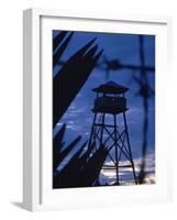 Lookout Tower Outside a Fortified Village During Vietnam War-Larry Burrows-Framed Photographic Print