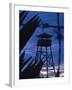 Lookout Tower Outside a Fortified Village During Vietnam War-Larry Burrows-Framed Photographic Print