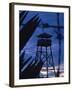 Lookout Tower Outside a Fortified Village During Vietnam War-Larry Burrows-Framed Photographic Print