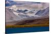 Lookout view of Glacier and Mountains off Richardson Highway, Route 4, Alaska-null-Stretched Canvas