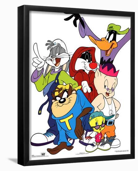 Looney Tunes Bugs Bunny and Friends Hip-Hop-null-Framed Poster