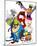 Looney Tunes Bugs Bunny and Friends Hip-Hop-null-Mounted Poster