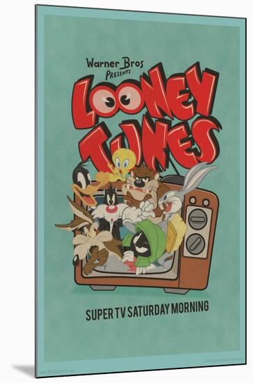 Looney Tunes - Group - Super TV Saturday Morning-Trends International-Mounted Poster