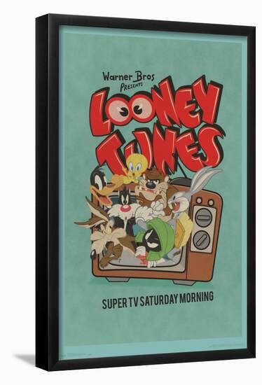 Looney Tunes - Group - Super TV Saturday Morning-Trends International-Framed Poster