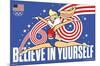 Looney Tunes x Team USA - Believe In Yourself-Trends International-Mounted Poster