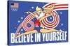 Looney Tunes x Team USA - Believe In Yourself-Trends International-Stretched Canvas