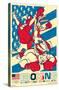 Looney Tunes x Team USA - Boxing-Trends International-Stretched Canvas