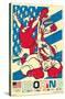 Looney Tunes x Team USA - Boxing-Trends International-Stretched Canvas