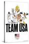 Looney Tunes x Team USA - Portrait-Trends International-Stretched Canvas