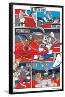 Looney Tunes x Team USA - Track and Field-Trends International-Framed Poster