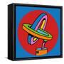 Loop Duo Circle-Howie Green-Framed Stretched Canvas