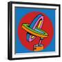 Loop Duo Circle-Howie Green-Framed Giclee Print